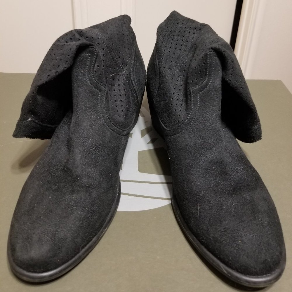 Cowgirl Ankle Boots (Black)